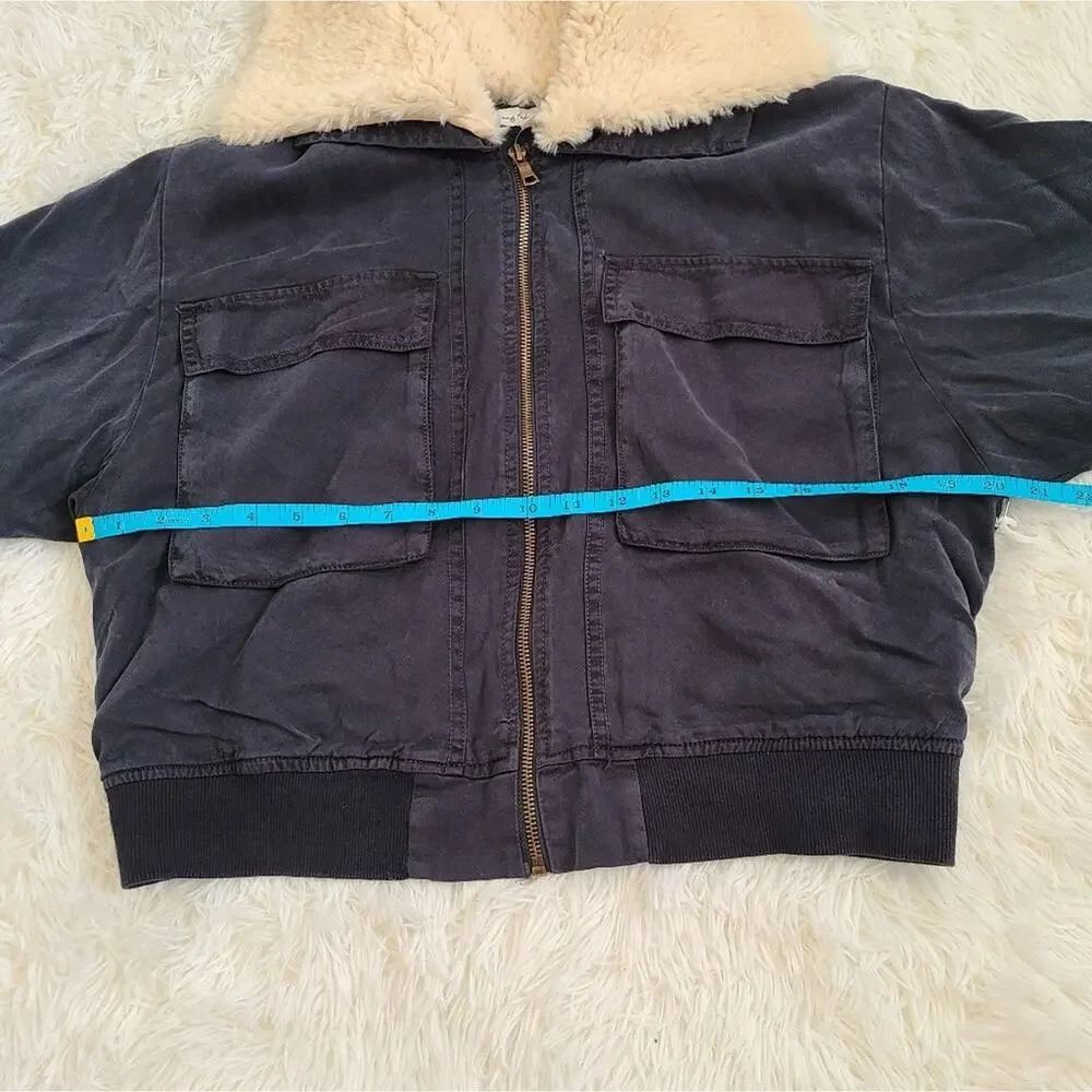 Young Fabulous & Broke Navy Earhart Jacket NWT Small